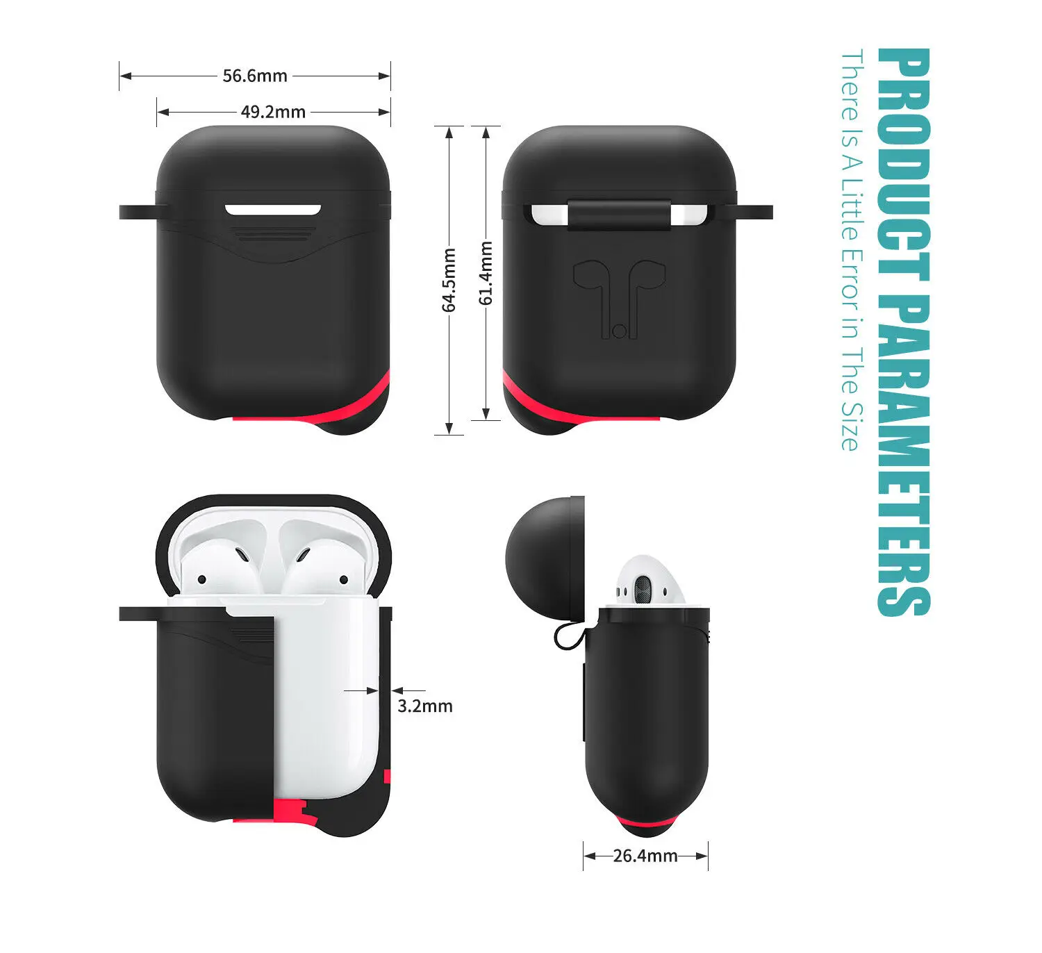 2019 аксессуары для AirPod чехол Airpods противоударный защитный силиконовый Bluetooth