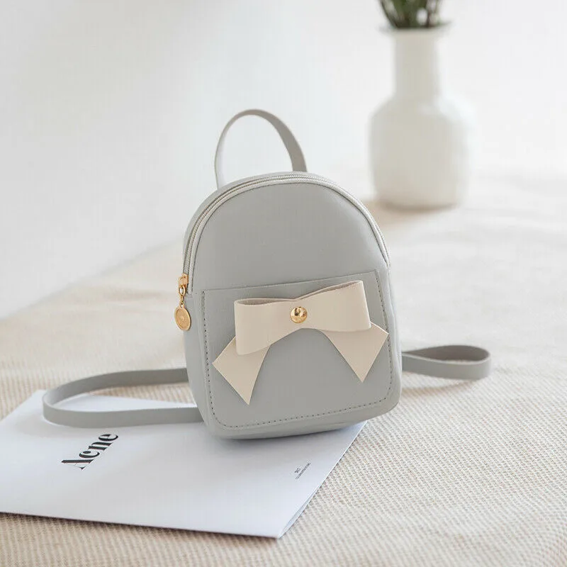 Женский мини рюкзак из искусственной кожи для девочек школьная сумка