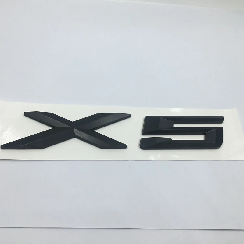 Автомобильные наклейки матовые черные для BMW X1 X3 X4 X5 X6 GT буква с цифрами значок