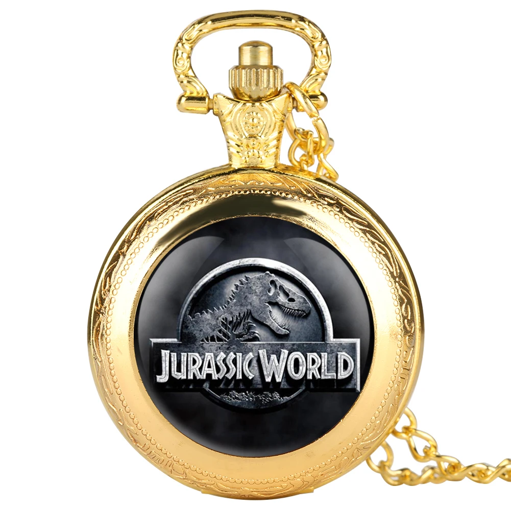 Necklace Pocket Watch for Man Quartz Analog Watches of the Dinosaur Design Boy Best Gift Teenager|Карманные часы| |