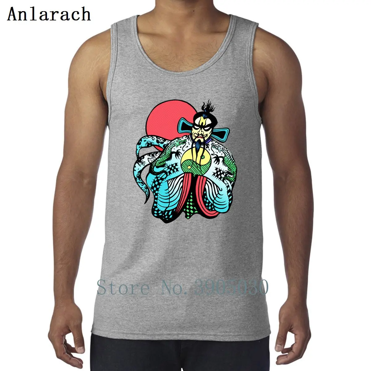 Big Trouble Little China Jack Fu Manchu Vests Spring 100% Cotton Cute Creative Tank Top Men Graphic Sportswear Funny Singlet | Мужская