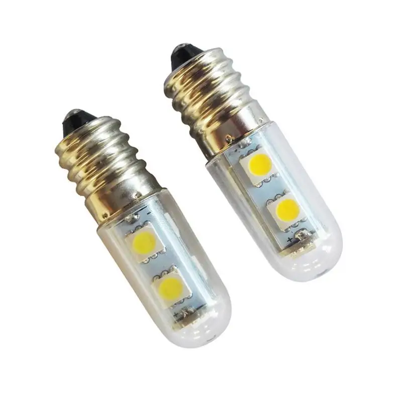 Светодиодный мини светильник для холодильника E14 SMD5050 1 шт. 5 Вт теплый белый/белый