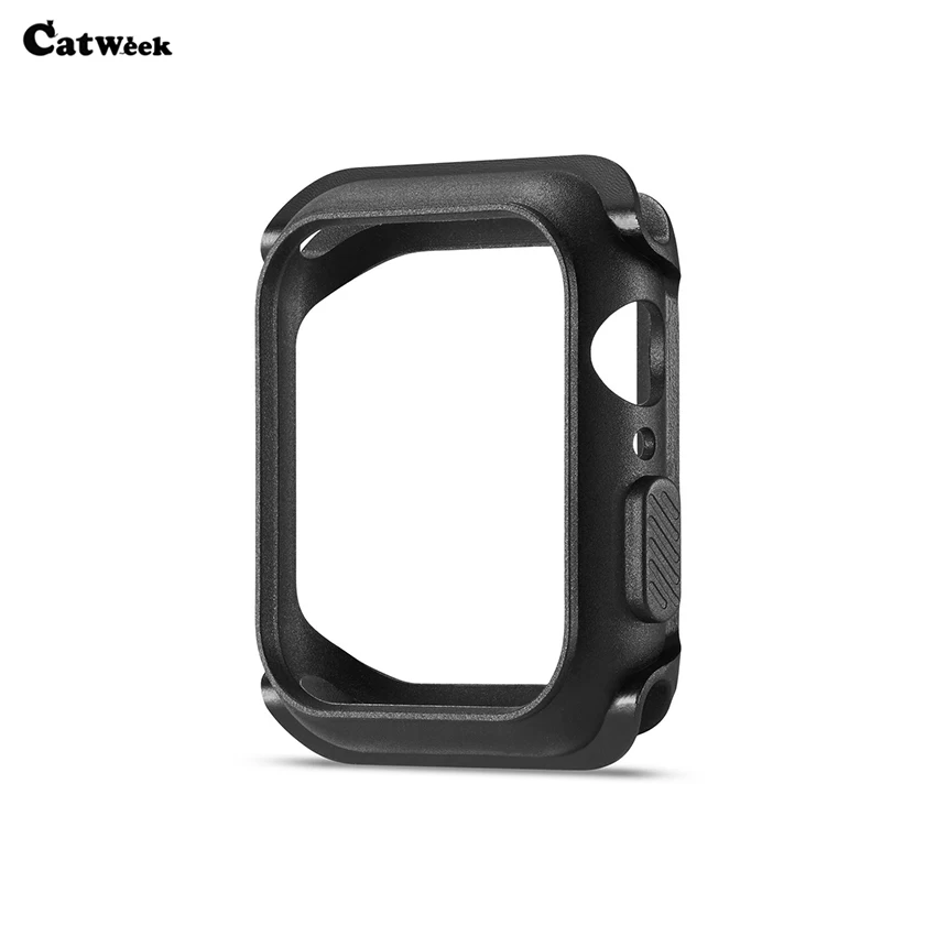 Для Apple Watch 4 40 мм 44 мм тонкий 2 в 1 Мягкий ТПУ PC протектор для часов 360 Полный Чехол для Iwatch 4 Applewatch ударопрочный чехол