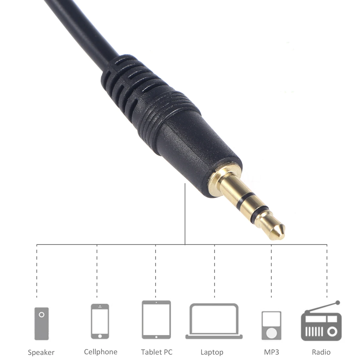 Кабель AUX Iinput для автомобиля 1 шт. 100 см 3 5 мм аудиокабель провод музыка MP3 Fiat Alfa Romeo