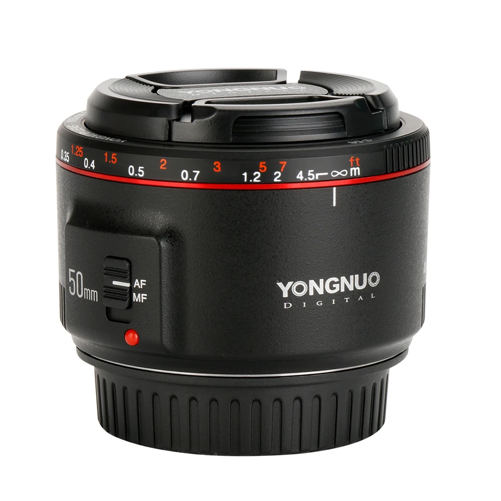 YONGNUO YN50mm F1.8 II Большая диафрагма Авто Фокус объектив для Cannon Bokeh эффект объектива