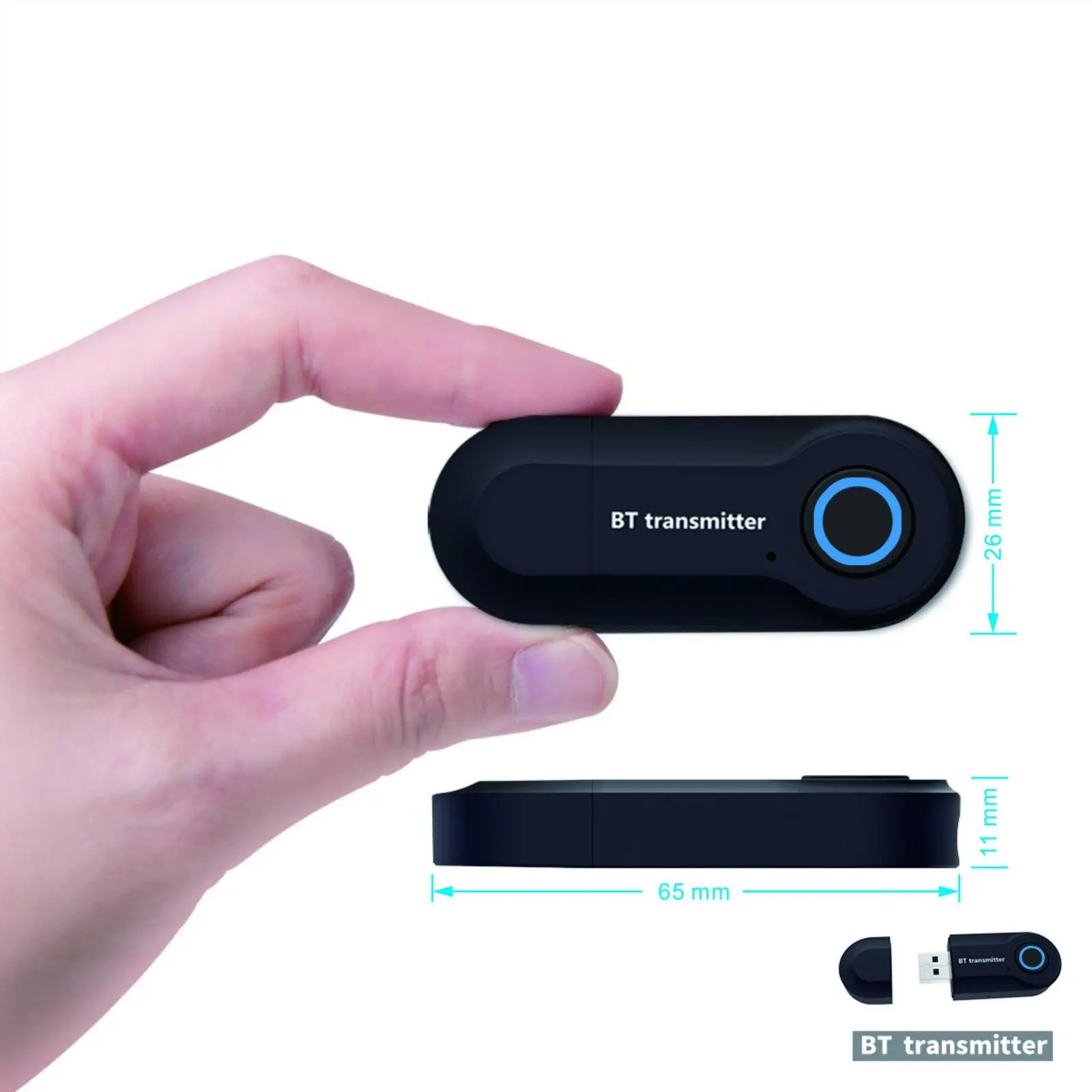 Беспроводной Bluetooth передатчик ТВ телефон стерео аудио музыкальный
