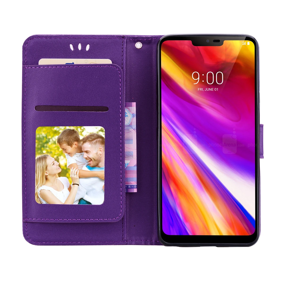 Деловой флип чехол для телефона LG G7 ThinQ искусственная кожа Складная подставка