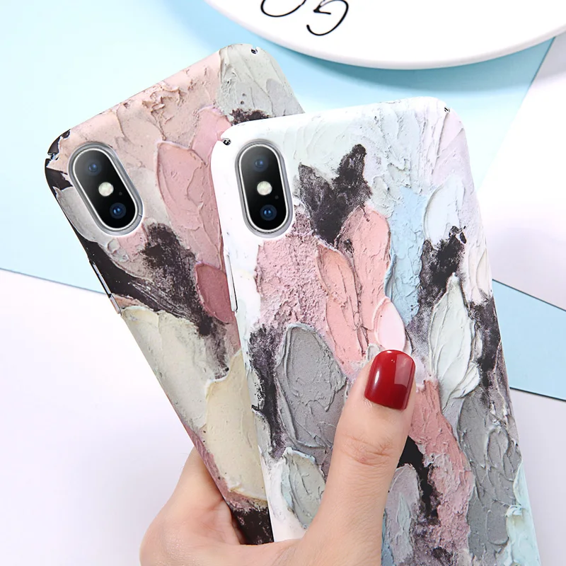 Moskado 3D краситель светящийся чехол для iPhone X XR 8 7 6 S XS Max модный жесткий PC Fundas Capa