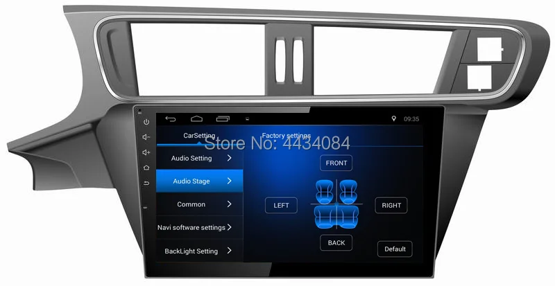 Ouchuangbo автомобильный Радио Стерео gps Головные устройства для Citroen C3 XR 2014 2018