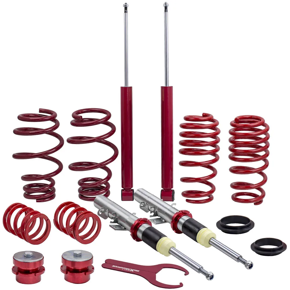 Комплект стойки Coilovers для VW Polo 9N3 9N Seat Ibiza MK3 02 08 1 2 л 4л 9л|Амортизаторы и опоры| |