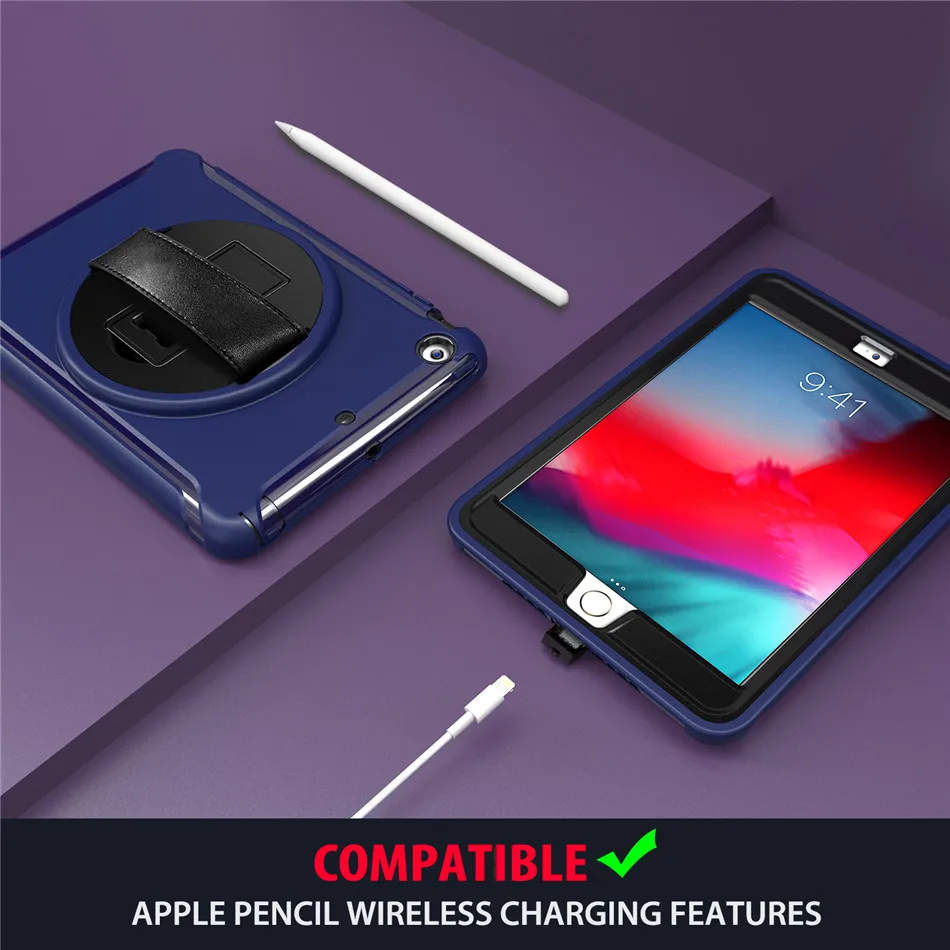 Чехол для iPad mini 2 кожи детей безопасный ударопрочный жесткий чехол 1 3 7 9 дюймов с