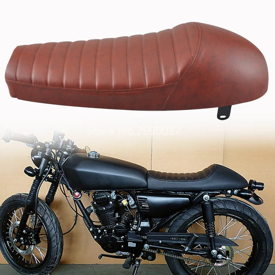 Винтажное седло для горба мотоциклетное в стиле ретро HONDA CB SUZUKI GR650 GS GT T TU250 GN125 GN250