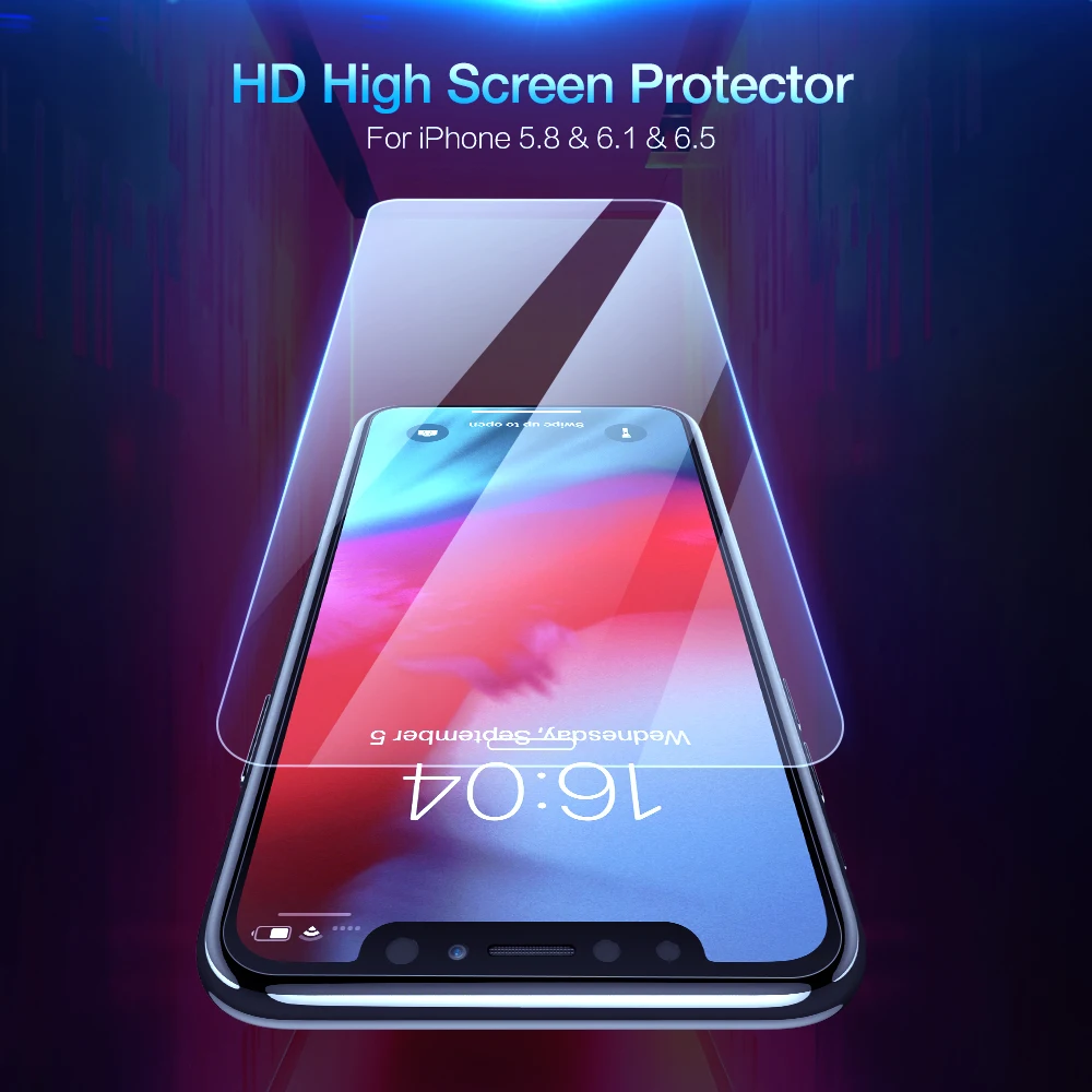 Защитное стекло KISSCASE закаленное для Xiaomi A2 A1 Mi 8 lite Pocophone F1 Redmi Note 5 6 pro защита от