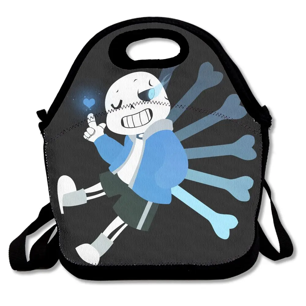 SAMCUSTOM 3D принт Undertale Sans сумки для обедов изолированные непромокаемые еда девочек