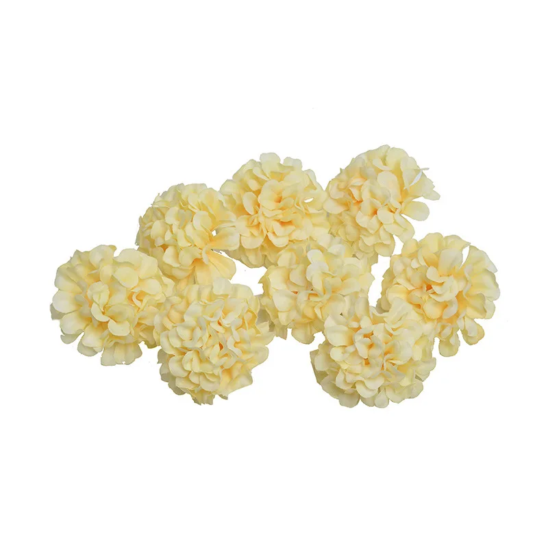 Hot Sale 10PCS/Set 4.5CM Artificial Flower Head Hydrangea Silk Gift Wedding Party Handmade DIY Home Decoration | Дом и сад