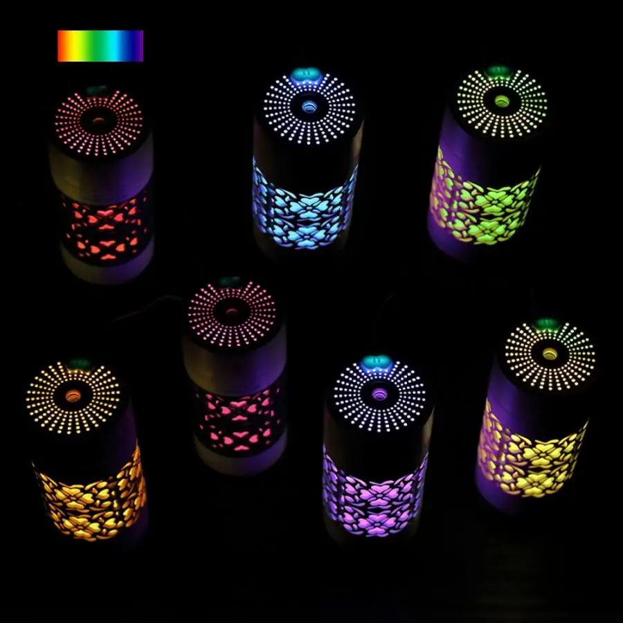 

ultrasonic Air humidifier Portable Cup Shape Mini Car USB Air Humidifier Air Purifier Mist Maker with LED Light humidificadores