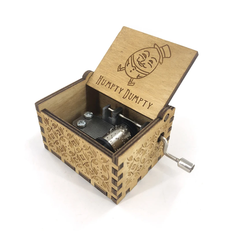 Anonymity hand crank Humpty Dumpty Music Box For Christmas Day Gifts Game of Thrones theme | Дом и сад