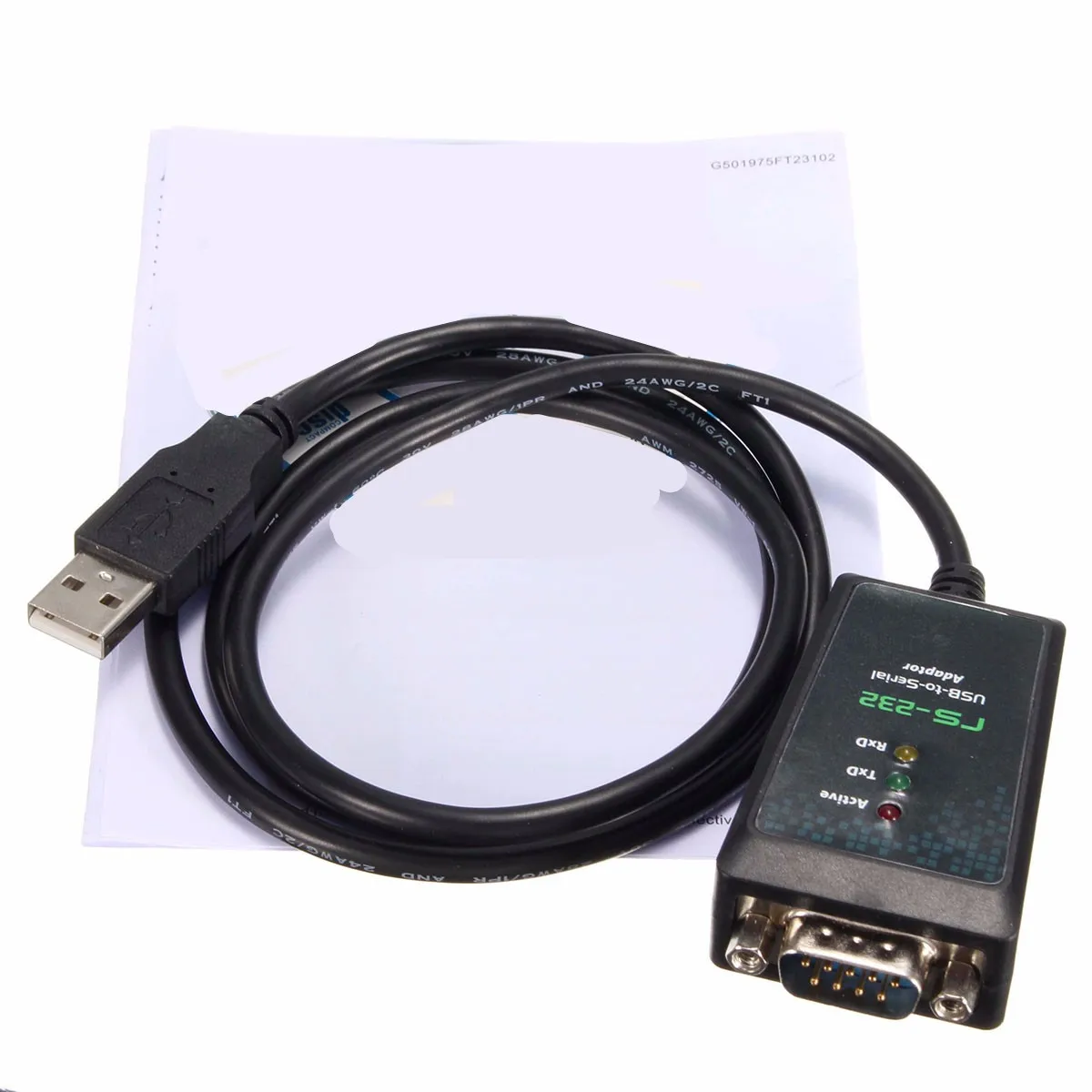 USB к последовательному RS-232 RS232 DB9 адаптер конвертер светодиодный кабель провод 9 Pin