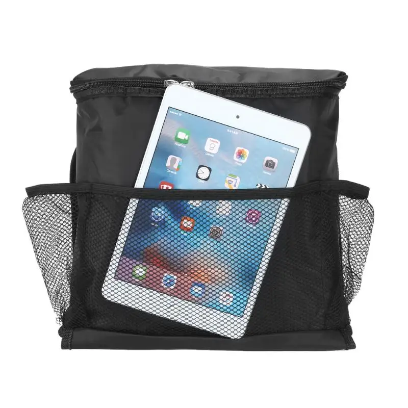 Черная Автомобильная вешалка для хранения с несколькими карманами держатель