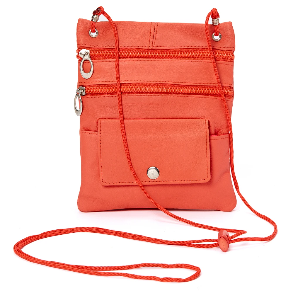 Handcrafted Leather Crossbody Purse Bag |