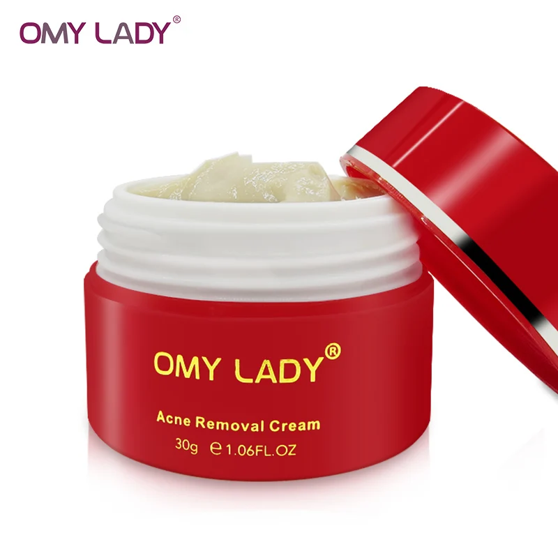 Сыворотка от акне OMY LADY с алоэ вера 100% растительный Крем для лечения рубцов после