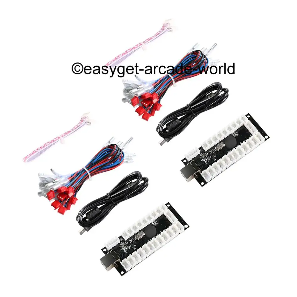 Zero Delay PC USB кодеры и 16 X аркадные светодиодные кнопки подсветки 2 Аркады Джойстики