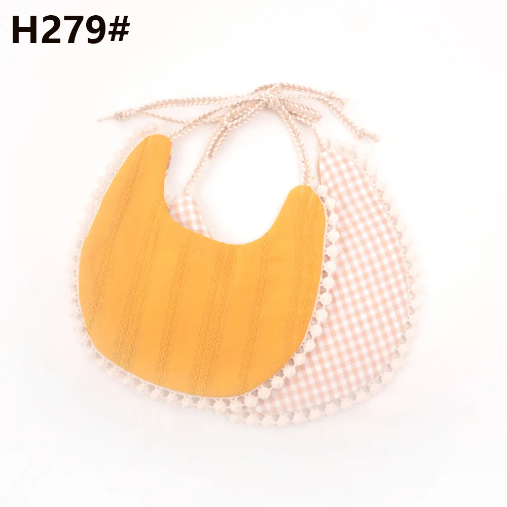 1 шт. Детские хлопковые нагрудники с цветочным принтом для новорожденных