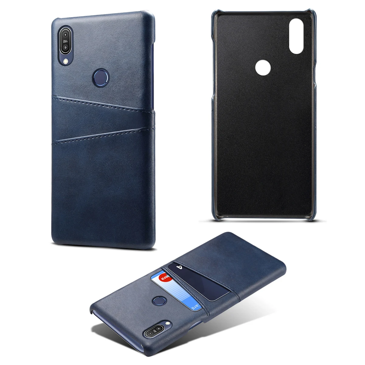 Для Asus Zenfone Max Pro M1 ZB601KL задняя теленка зерна из искусственной кожи защитный чехол