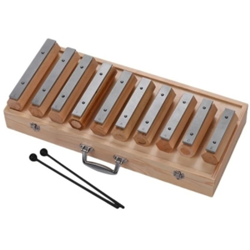 10 нот ксилофон Glockenspiel разъединитель тип дизайн ударный инструмент для