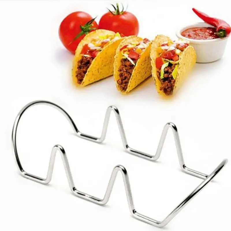 Мини-стойка из нержавеющей стали кухонный держатель Taco портативный кухонный держатель для хранения