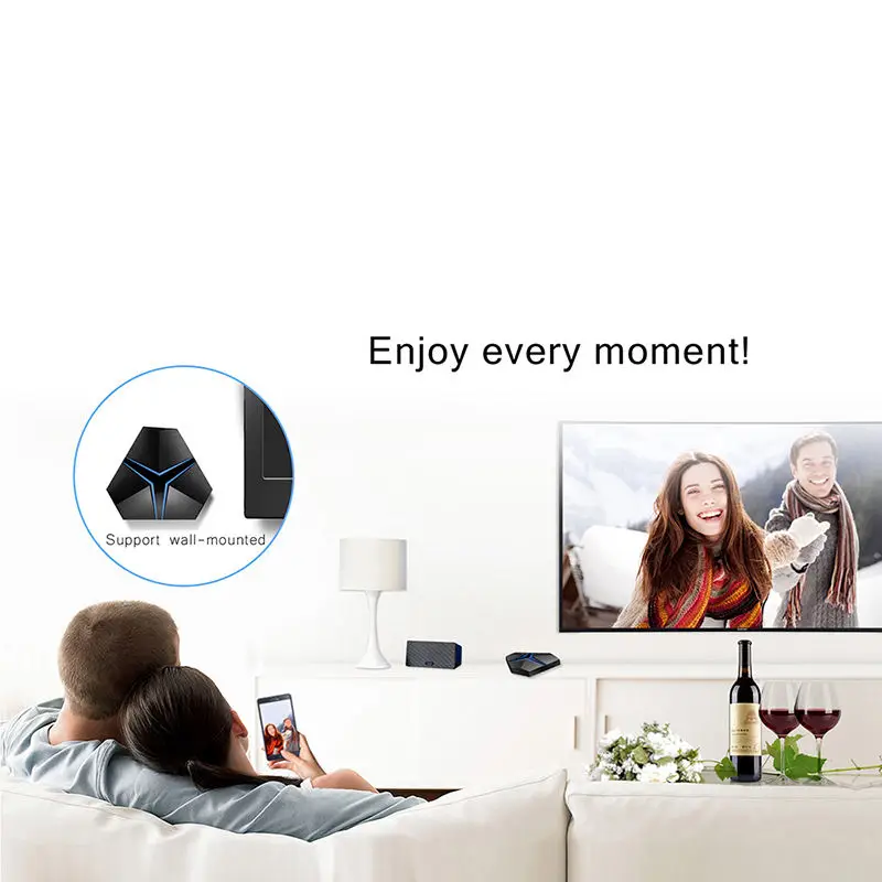Magicsee Iron Plus Android 7 1 Wifi Tv Box Amlogic S912 Octa Core 3g + 32G Smart с Hd 4K медиаплеером телеприставка (США