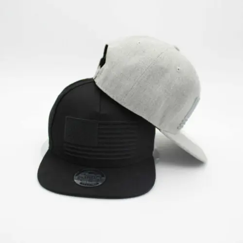 Мужская бейсбольная Кепка Snapback новая черная простая в стиле хип хоп Регулируемая