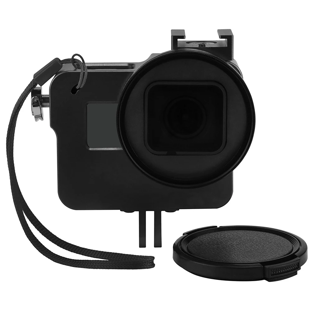 T.Face CNC Aluminum Alloy Protective Case for Gopro Hero 6 5 4 Session Frame Shell Cover Protector Go Pro Cam Accessory |