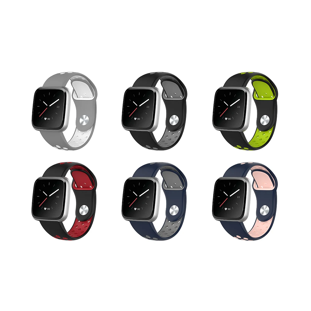 Спортивный силиконовый сменный ремешок для наручных часов Браслет Fitbit Versa / Lite |