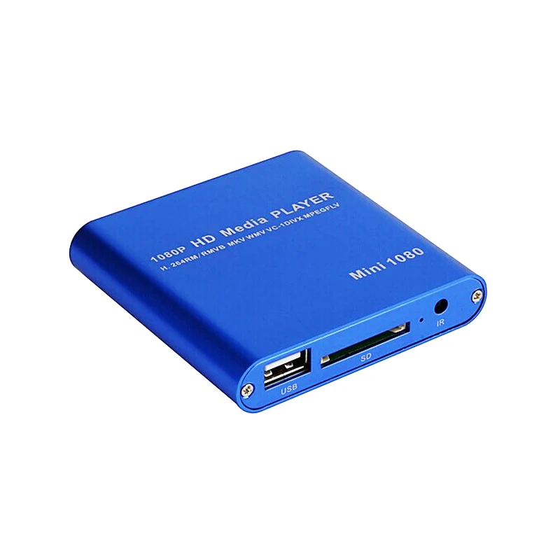 LEORY мини HDD hdmi медиапроигрыватель AV USB хост Full HD с SD карт ридер Поддержка H.264 MKV AVI