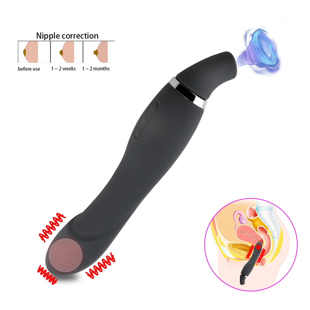 G Spot фаллоимитатор вибратор сосание Клитор Вибратор язык лизание сосков присоска