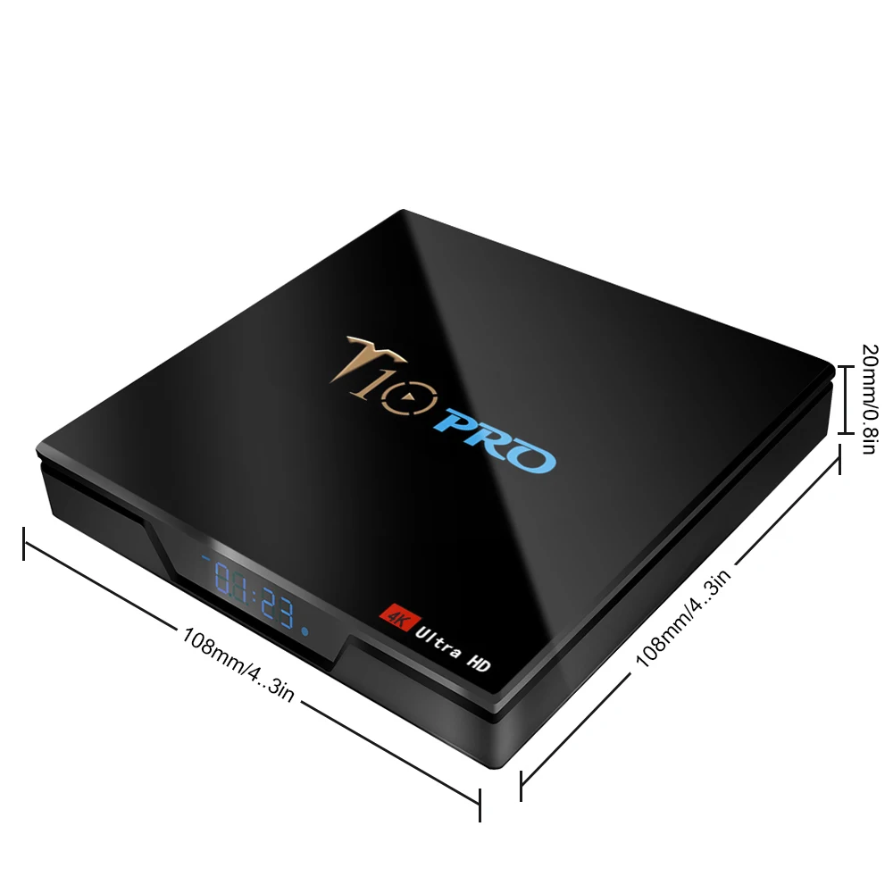ТВ приставка T10 PRO на Android 8 1 S905X2 четыре ядра 4K UHD 4 Гб + 64 ГБ двухдиапазонный Wi Fi Bluetooth