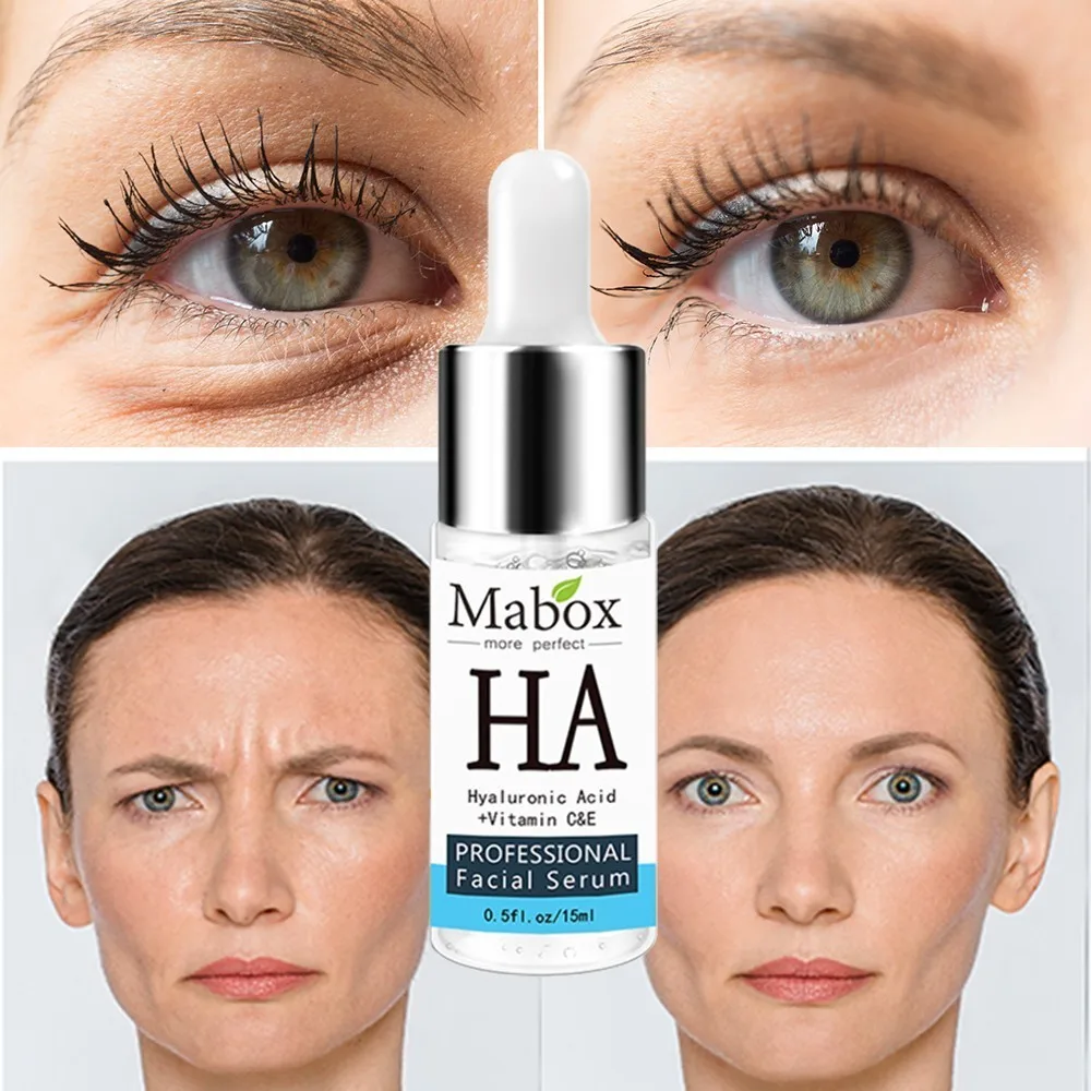 MABOX Facial Hyaluronic Acid Serum Miracle Glow Anti Aging Wrinkle Whitening Lifting Removal Liquid Skin Care|Сыворотка| |