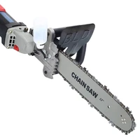 12 inch chainsaw refit conversion kit chainsaw bracket set change angle grinder into chain saw woodworking power tool