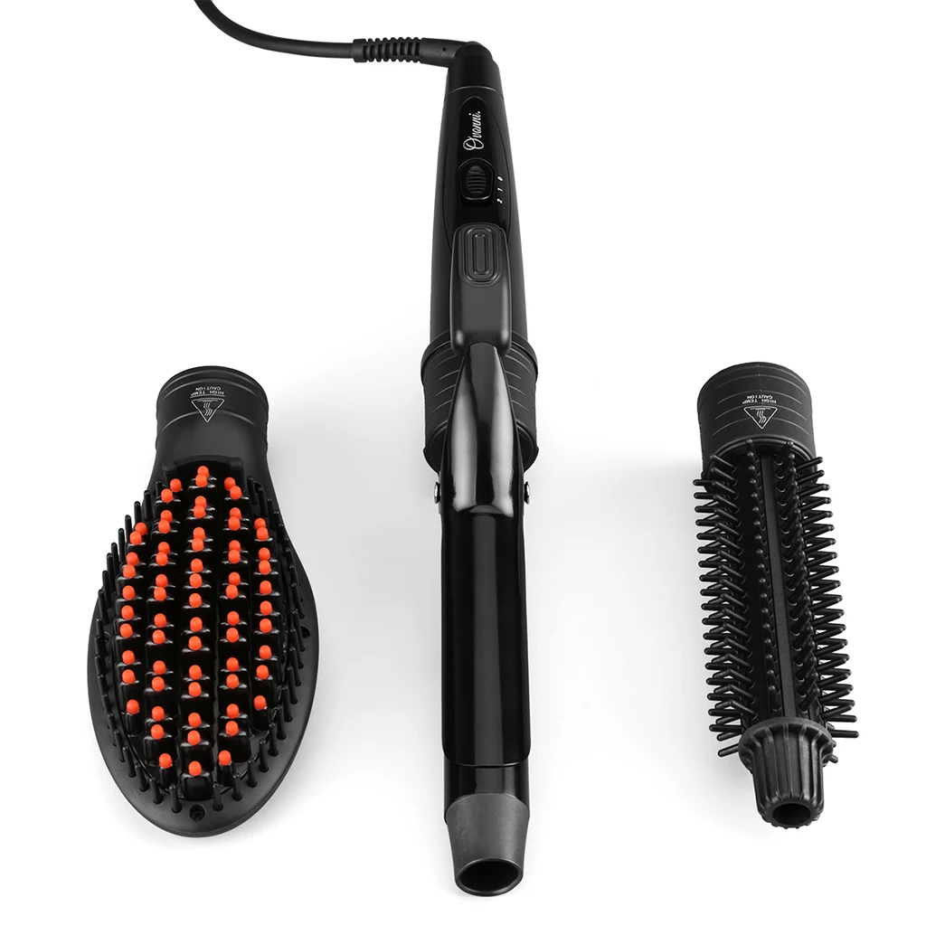 Ovonni 3 в 1 Сменные волосы щипцы для завивки волос с Керамика мульти Размеры ролик