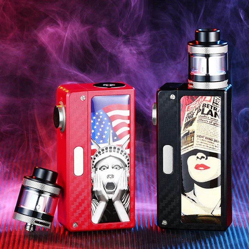 Mini RTA 30-100W Tank 3ml Capacity Build Deck Dual Adjustable Airflow Universal 510 thread e-Cigarette Atomizer | Электроника