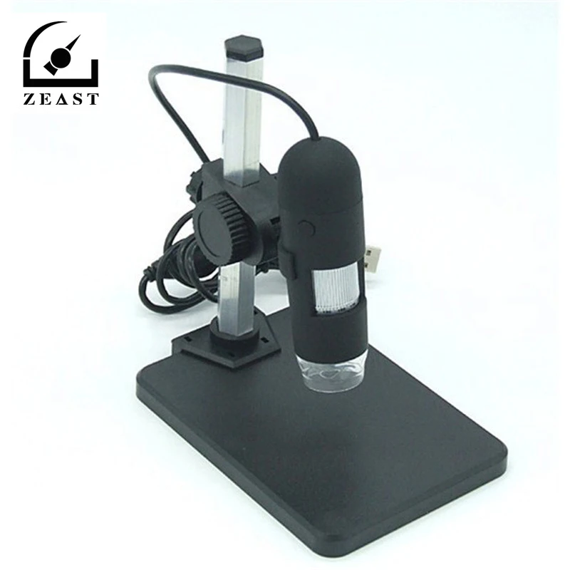 ZEAST 20-200X USB 2MP 8 светодиодный цифровой микроскоп Эндоскоп лупа для ремонта печатной