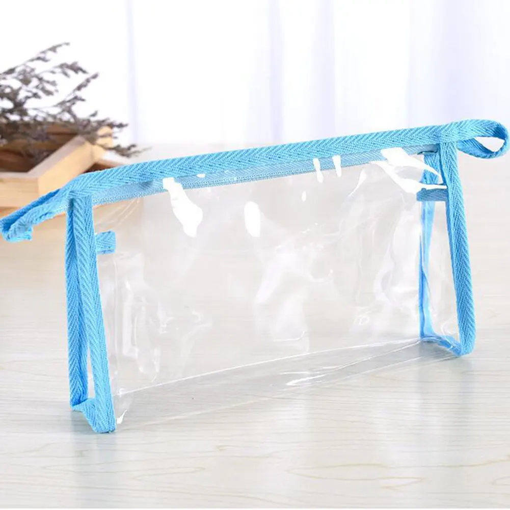 Женский прозрачный органайзер для макияжа косметички пластиковые сумки на