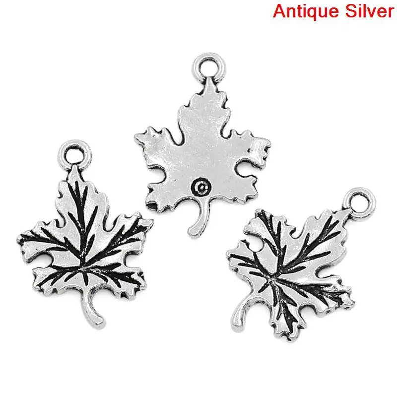 Doreenbeads амулет кулоны листовой серебряный цвет 23x16 5 мм 50 шт (K03106) Иу|pendant|pendant chainpendant