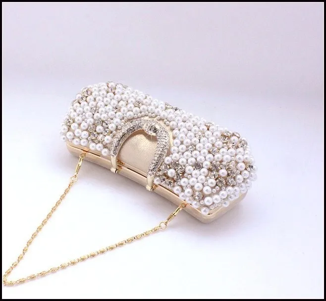 Ярон лучшая Великолепная Свадебная сумка женская из бисера Имитация Жемчуга