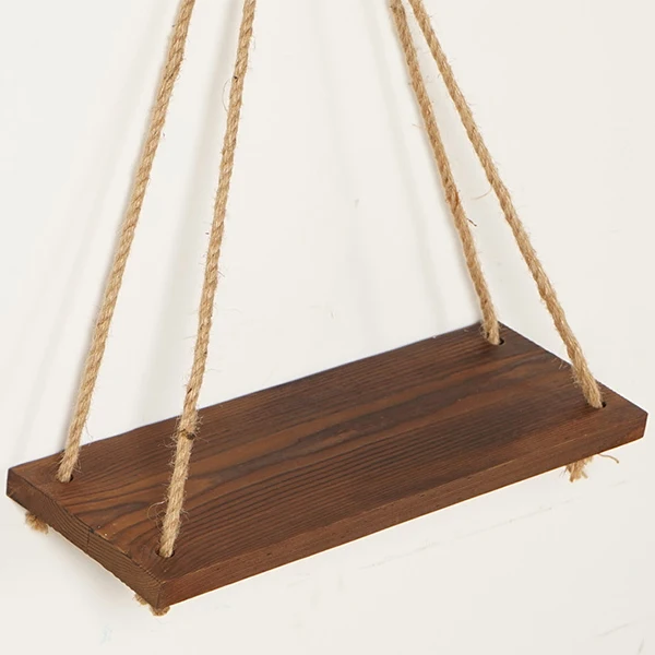 2 шт. подвесная полка с веревкой декоративная для хранения цветочных горшков