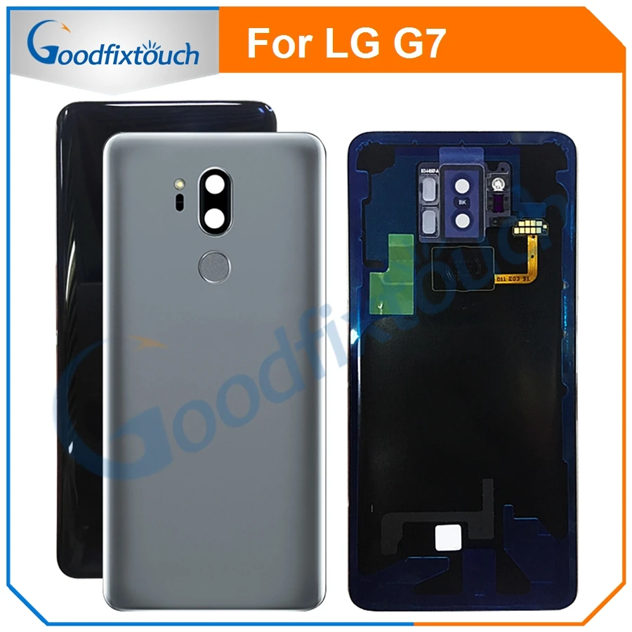Задняя крышка для LG G7 G710 задняя с аккумулятором в сборе чехол со стеклом