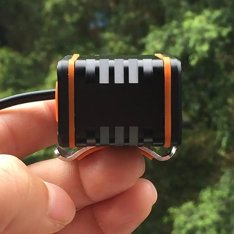 Передний фсветильник для мини велосипеда с USB интерфейсом 2 светодиода T2