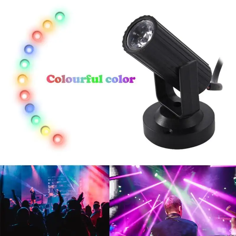 Звуковая активация дискотека вращающиеся шаровые огни 3 Вт RGB светодиодные