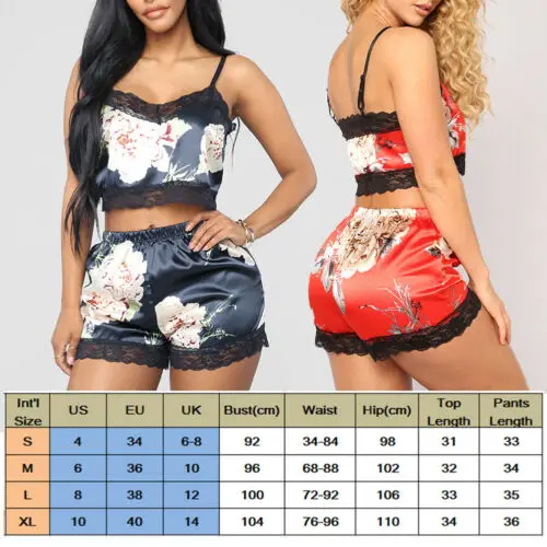 Сексуальная женская ночная рубашка атласный Шелковый кружевной комплект